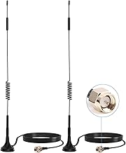 2 Pack 4g Lte Antenna SMA Aerial 7dBi, Wifi Lte Antenna Magnetic Base 3m Cable with SMA Connector for Indoor Outdoor Netgear TP-Link 4G LTE Router Gateway Modem Hotspot Wireless Router Hub