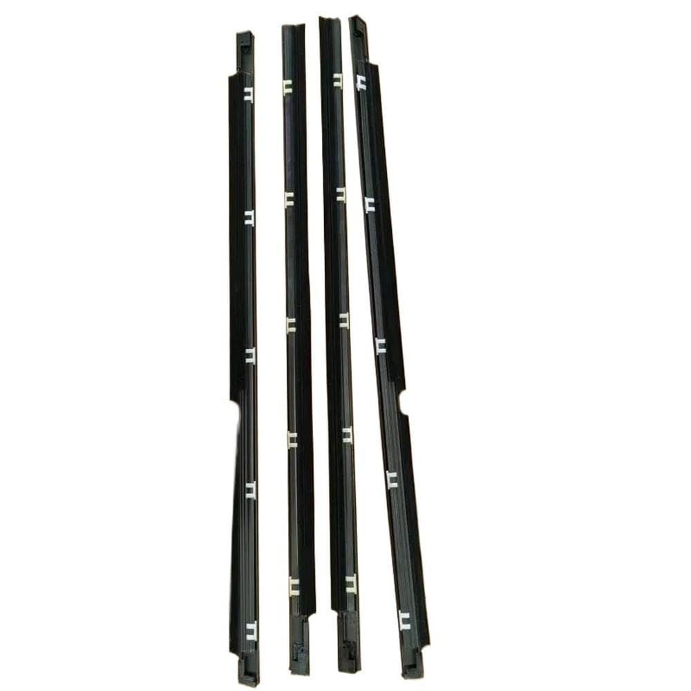 Spare Parts 4Pcs Window Weather Strip for Mitsubishi Pajero 2th V20 V31 V43 V32 V33 1989-1999