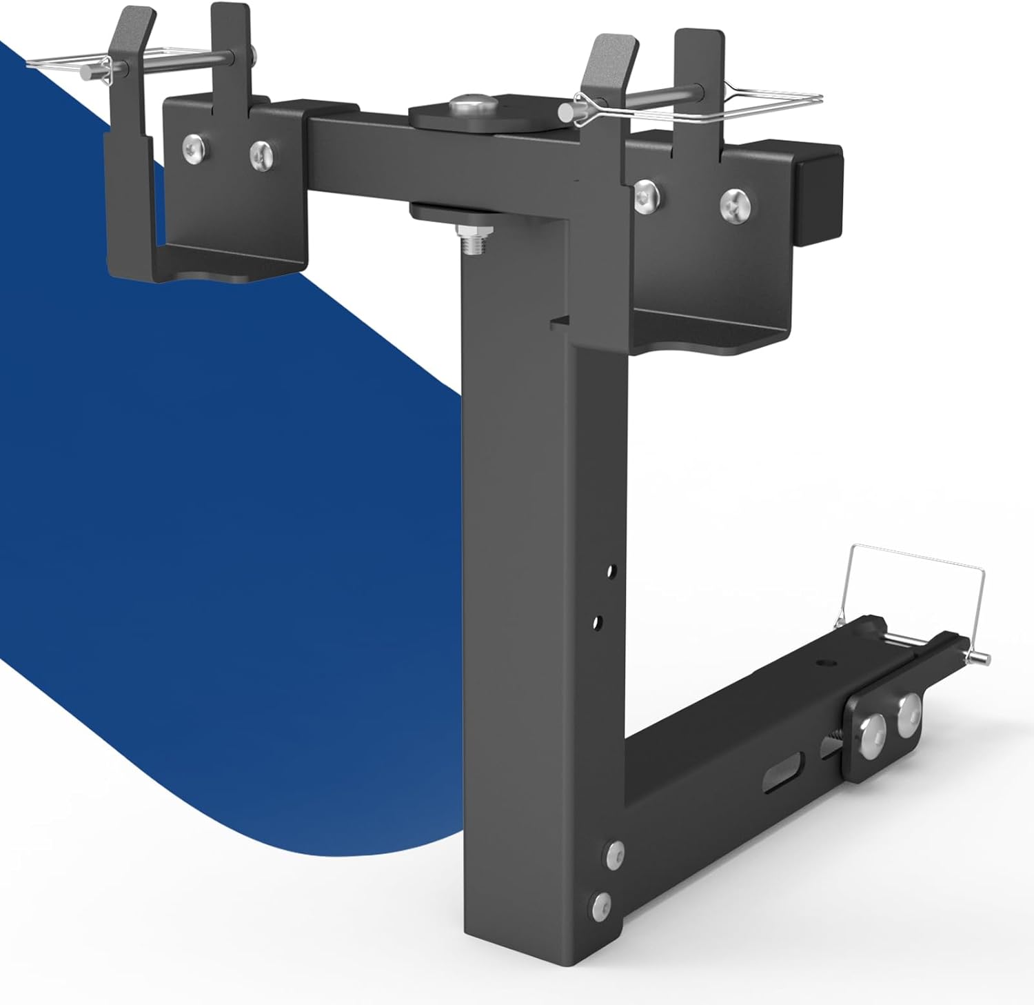 ELITEWILL Wheeled Trash Can Hauler Hitch Ball Mounted Trash