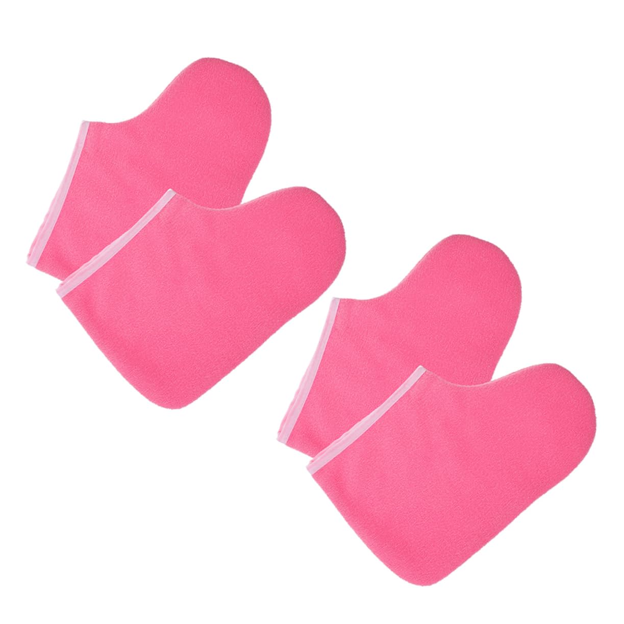 HAPINARY Nourishing Foot Hand Wax Cover Paraffin Therapy Mitts Covers Warm Therapy Spa Booties