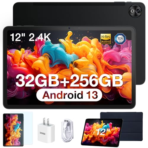 DOOGEE T20 Ultra Tablet 12" 2.4K - 32GB+256GB (esp. 2TB) Helio G99 - Android 13 - Batteria 10800mAh - 4G LTE