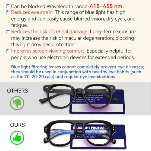 Image of Dollger Aviator Blue Light Glasses for Men Women Acetate Anti Bluelight Blocking Glasses for Computer Fashion Eyeglasses