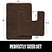 GORILLA GRIP Bathroom Rug Sets, Soft Chenille 2 Piece Area Rugs Set, Toilet Base Mat and 30