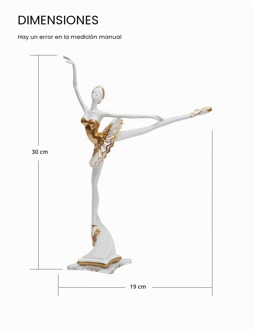 Amoy-Art Mujer Figura Escultura Yoga Figure Decorativa Dama Regalo Bailarina Estatua Modern Interior Salon Arte Resina Decoración del Hogar 30cm
