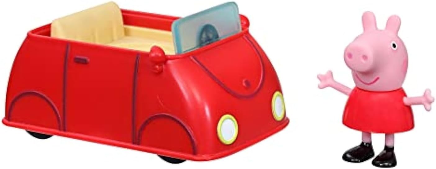 Peppa Pig Peppa's Adventures リトルレッドカートイ テレビ番組にインスパイアされた3インチのフィギュア付き 未就学児向け 3歳以上
