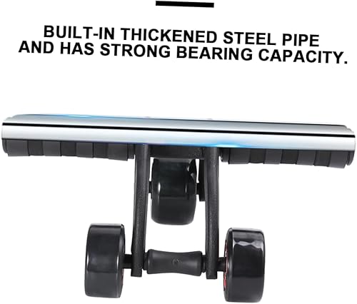 Miniatura 6 de Rueda muscular abdominal de 3 ruedas Ab Roller Wheel Abdominal Wheel Equipo de fitness para entrenamiento doméstico