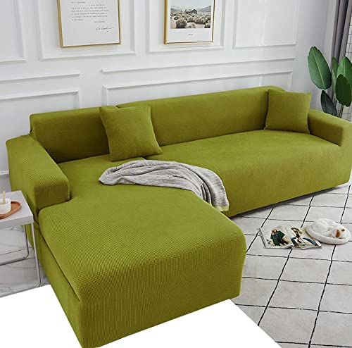 HDGZ Cubre Sofas Funda De Sofá Chaise Longue Izquierdo Derecho Gris Elastico，Fundas Sofas 3 Y 2 4 Plazas Ajustables Baratas Protector De...