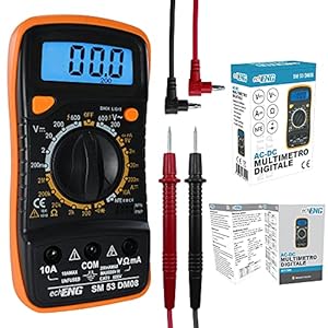 Digitale multimeter mini digitale professionele automatische voltmeter ampèremeter ohmmeter spanning AC/DC stroom…
