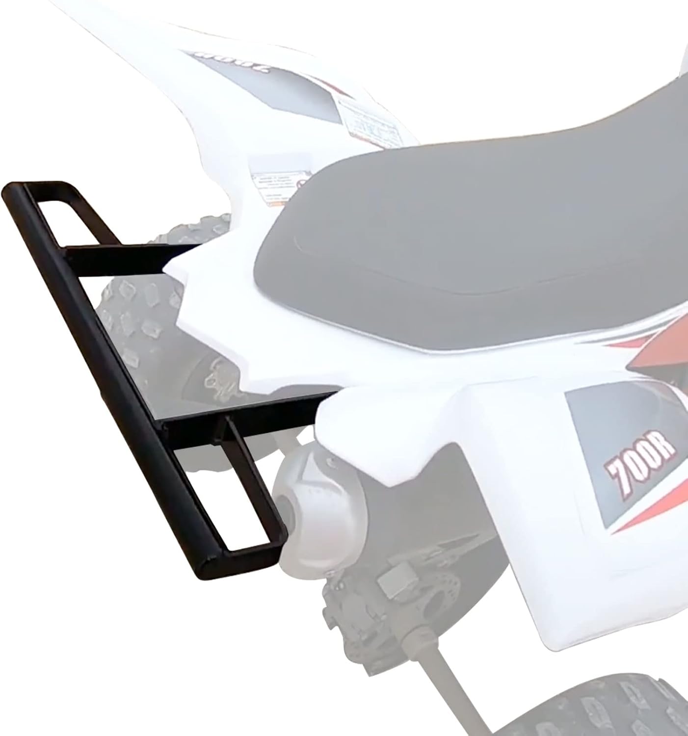 Aluminum Rear Wide Grab Bar Bumper Compatible with 2006-2020 Yamaha Raptor 700R/700