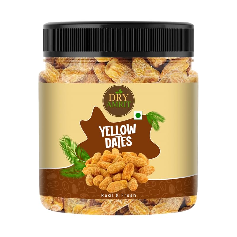 DRY AMRIT Organic Yellow Dry Dates 1kg | Premium Sukha Khajoor Chuara Kharik | Energy-Rich Superfood for Digestion & Natural Sweetness & Heart Health Support-image-38