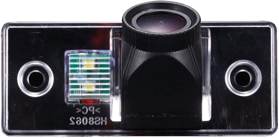 HD IP68 1280Pixels 20MM Lens 170° License Plate Light Rear View Reversing Backup Camera Compatible with V W Touareg/Tiguan Santana/Jetta/Polo/Skoda Scirocco Fabia/Golf 4 6 Variant/Porsche Cayenne