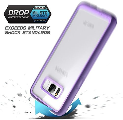 SUPCASE Unicorn Beetle Style Case Designed for Galaxy S8 Plus, Premium Hybrid Protective Clear Case for Samsung Galaxy S8 Plus 2017 Release (Purple)