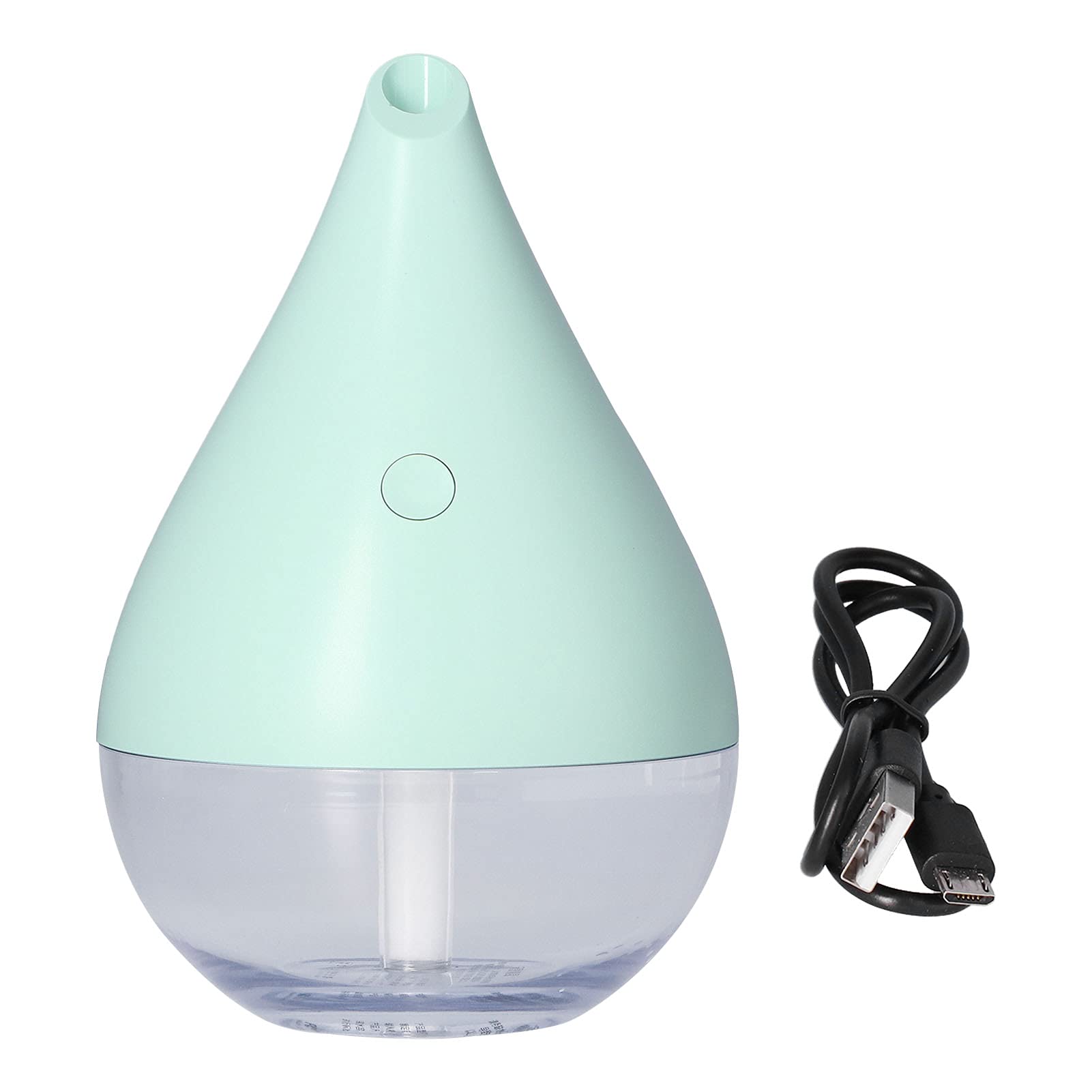 Humidificador portátil con luz LED, dispositivo de humidificación con modo ajustable silencioso para habitación, oficina, escritorio, coche y dormitorio