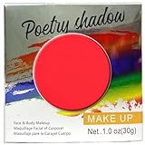 Pintura Roja Cara 30g Pintura Facial para Niños, Maquillaje Corporal Base Agua, Kit para Halloween