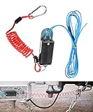 PAIYUE Trailer Breakaway Kit,Trailer Breakaway Cable,Car Accessories Trailers Brake Away Kit with Pull Pin Steel Spring Towing Wire,Used for Trailer Off-Road Conversion,RV Autopilot and so on