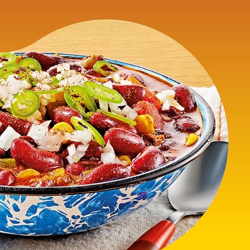 Image of BUSH'S BEST 16 oz Canned Mild Red Chili Beans, Source of Plant Based Protein and Fiber, Low Fat, Gluten Free, (Pack of 12)