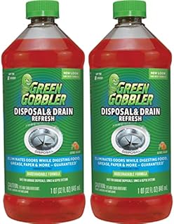 Green Gobbler Garbage Disposal & Kitchen Sink Drain Cleaner | 2 Pack - 16 Uses