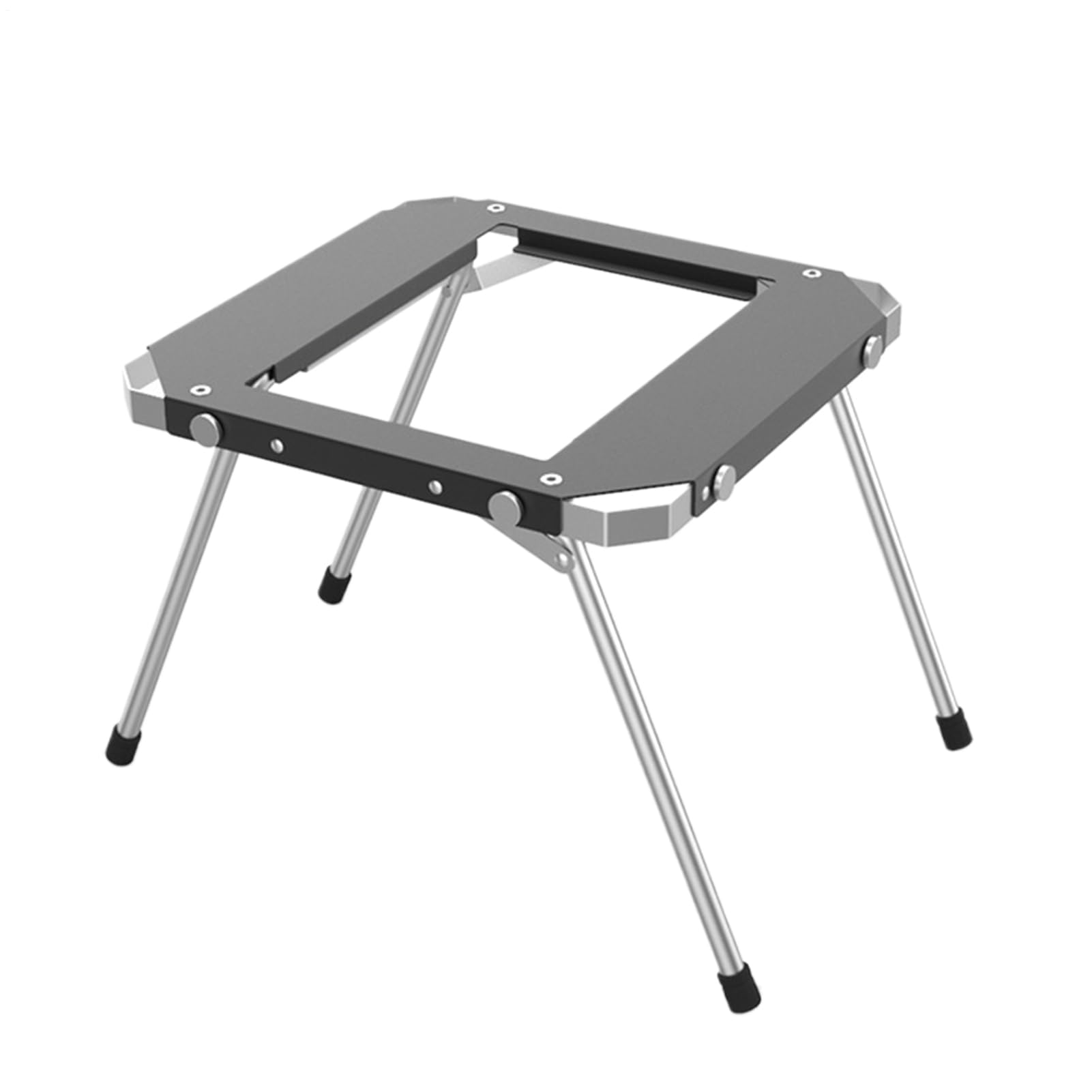 Tavolo da campeggio portatile, in lega di alluminio, portatile, pieghevole, per giardinaggio, per riunioni di famiglia, giardino, casa, patio, picnic, prato, cortile, all'aperto