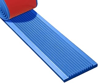 5m 1m Anti Slip Stair Treads Adhesive Rubber Grip Strips Step Edge Protector Trim to Help Elderly and Children Walk Safely(Blue,1m*10cm)