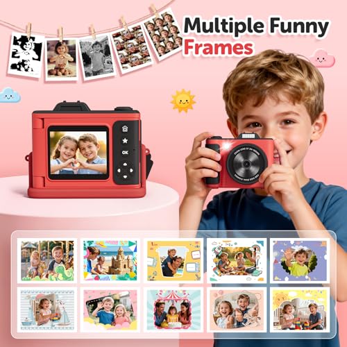 SnapMem Kids Camera,Birthday Gifts for 3-10 Year Old Girls Boys - image 5