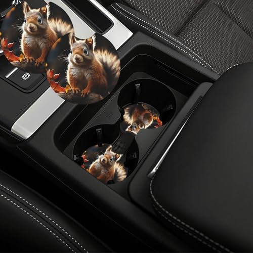 Portavasos para auto universal, 2 piezas, negro miniatura 1