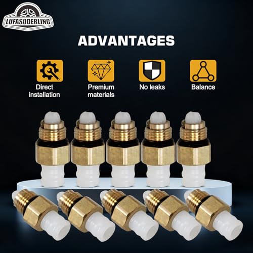 LUFASODERLING Luftfederung Reparatursatz M10 Ventil Für Audi Q7 Für VW Touareg Für Cayenne 955 Für Jeep 7L6616404B 7L6616040 7L6616040D 7L5616404E 7L5616404B 7L8616404E (10 Stück)