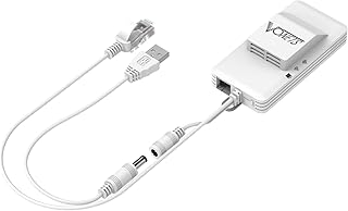 Vonets VAP11AC 2.4G+5G WiFi Bridge/Wireless Repeater/Wired to WiFi Adapter 1200Mbps with RJ45 Ethernet Cable Good Partner for Security System, IP Device