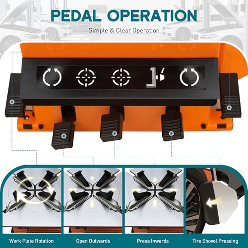 Albott Tire Changer with Assist Arm and Wheel Balancer