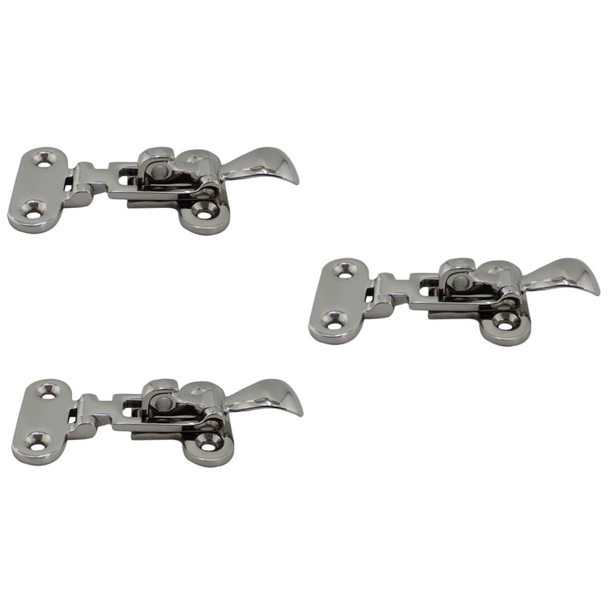 BESPORTBLE Accessorio della Nave Mezzi Marinai Chiavistello di Sicurezza Ferramenta per Serrature delle Porte Chiusure e Chiusure per Barche Silver