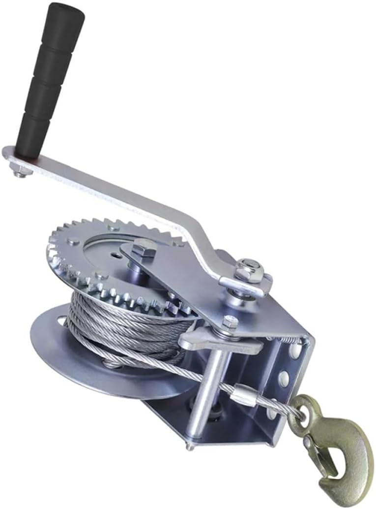 1pc Hand Winch Cable for Towing Boats Trailers and Atvs Ergonomic Design for Easy Cranking and Reduced Fatigue