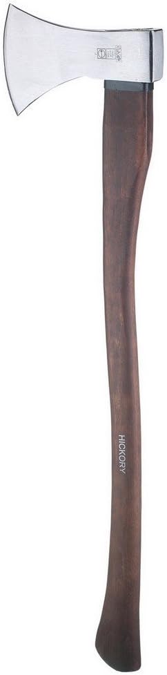 Ruthe Axe 1250g Vpa/Gs with Hickory Handle, Silver/Beige
