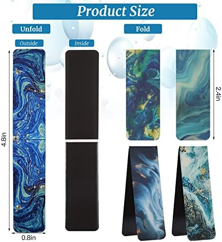 30 Pcs Magnetic Bookmarks Assorted Ocean Magnetic Page Clips Page Markers for Women Students Teachers School Office Reading Supplies, Multi Ocean Patterns (A)