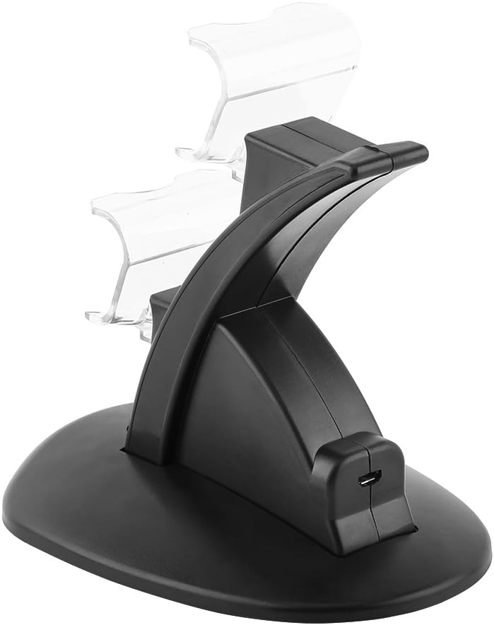 PS4 Controller Charger Docking Station Holder Dual USB Charging Charger for PS4 Slim Pro Controller