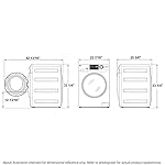Haier QFW150SSNWW 24" Frontload Washer with 2.4 cu. ft. Capacity 16 Cycles Electronic Controls Built-in Wi-Fi Connect in White - Image 2