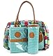 LÄSSIG Baby Wickeltasche Babytasche Kliniktasche Stylische Tasche Mama inkl. Wickelzubehör/Vintage Mero Bag, Flower Quilt