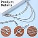 TIESOME Punk Waist Chain Silver Metal Belt, Fashion Multilayer Chain Belts Adjustable Metal Body Waist Link Belts Elegant Jewelry Accessories Body Decorate for Dresses Jeans Skirts Trouser