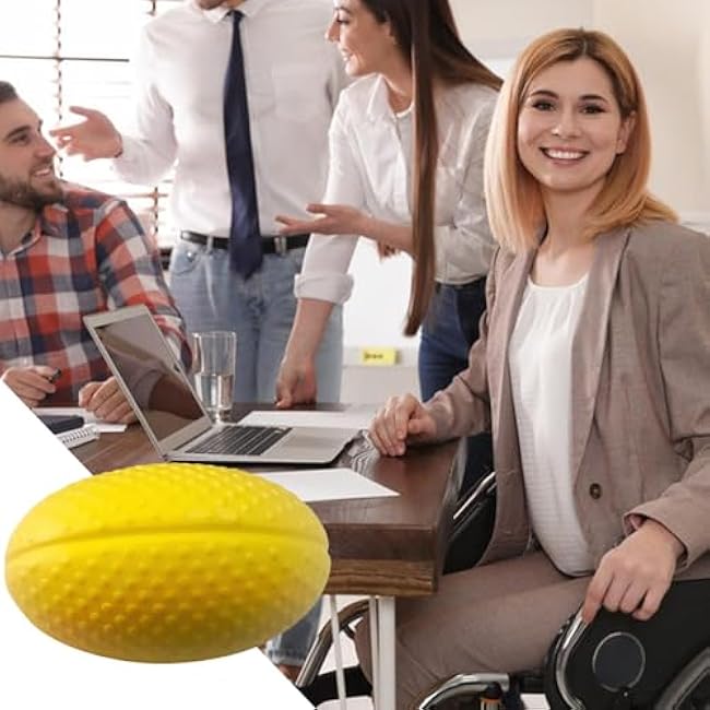 Hand Strength Squeeze Ball - Finger Strength Trainer & Grip Enhancer, High Elasticity Stress Relief Ball for Hand therapyy | Finger Resistant Exercise Squeezer Suitable For All Ages Women Men