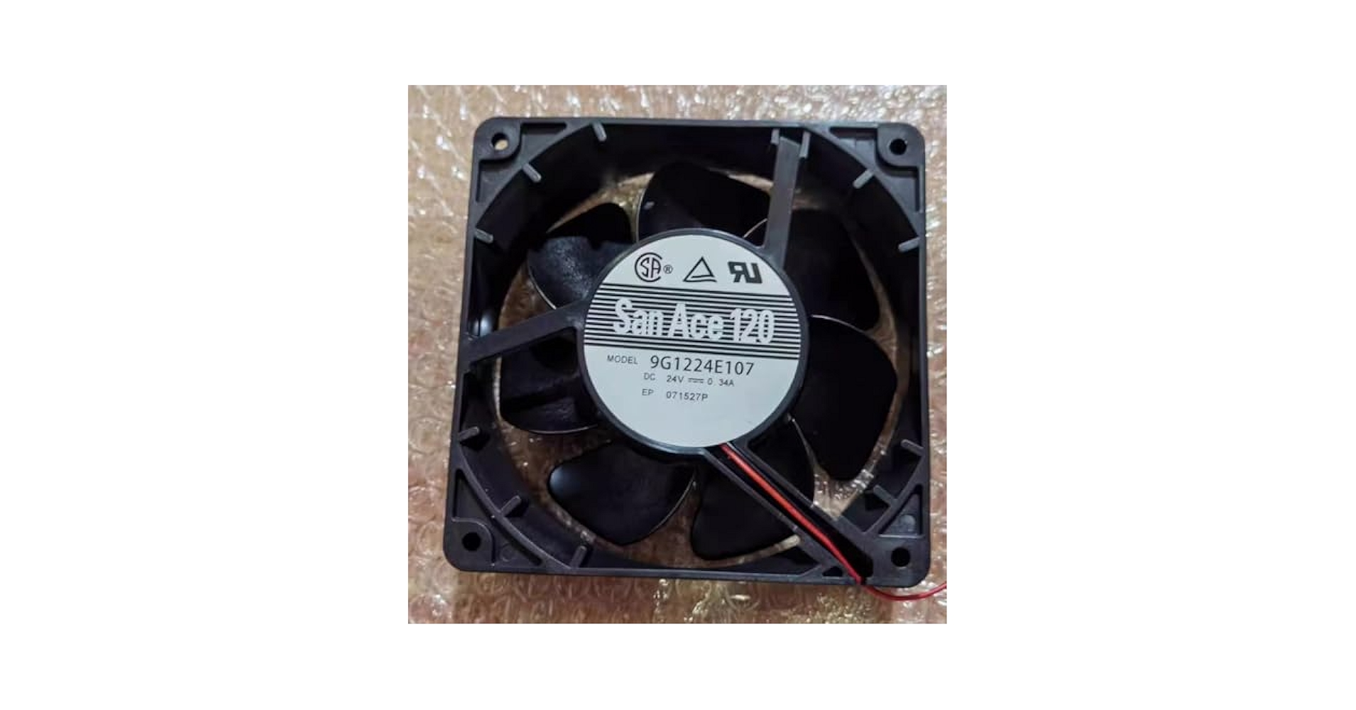 Amazon.co.jp: 9G1224E107 2線式 (120x120x38mm) 24V 0.34A