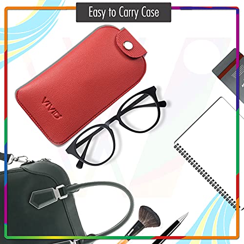 Image of Unisex Specs Self Button Eyewear Dabbi Artificial Leather Soft Case Cover