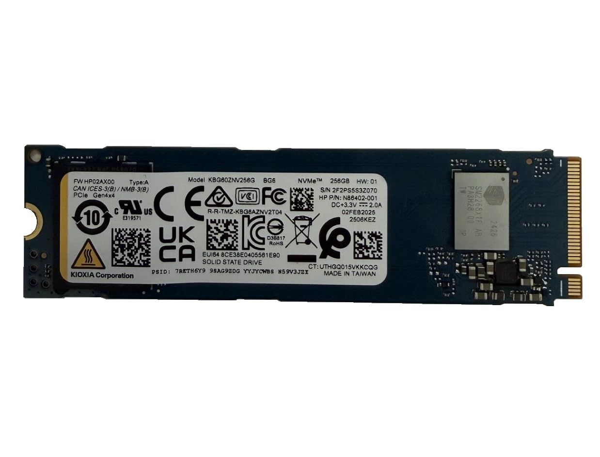 Amazon.com: KIOXIA SSD 256GB BG6 NVMe PCIe Gen4 x4 M.2 2280