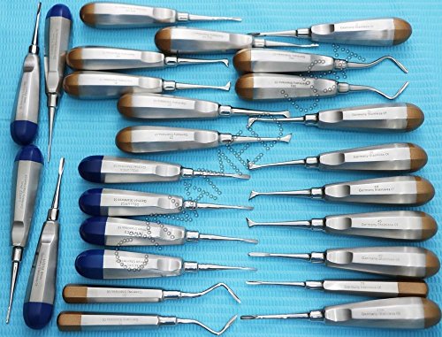 New Set of 10 Each German Stainless Steel Dental EXTRACTING Extraction Elevators Mix Surgical Medical Dental Instruments