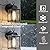 Dusk to Dawn Outdoor Wall Lights 2-Pack, Black Exterior Light Fixtures with Clear Glass, Waterproof Modern Porch Sconce Lanterns for Garage, Patio, Front Door, House (E26 Bulb Not Included)