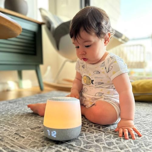 Image of Babysense 2 in 1 Video Baby Monitor with 2 HD Cameras & 5 inch HD Display Bundled with Smart Baby White Noise Sound and Light Machine