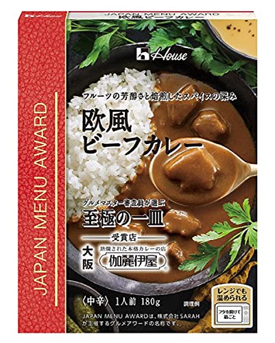 ハウス JAPAN MENU AWARD 欧風ビーフカレー 180g×5個