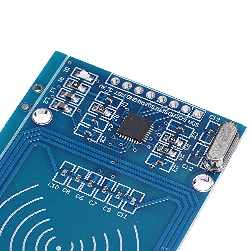 Image of REES52 RFID-RC522 RF IC Card Reader Sensor Module, RFID Reader, rfid module, rfid writer, RFID Card, RFID module with card