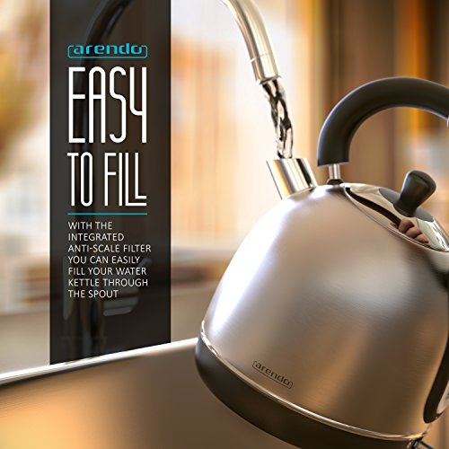 Arendo - 3000 Watt bollitore in acciaio