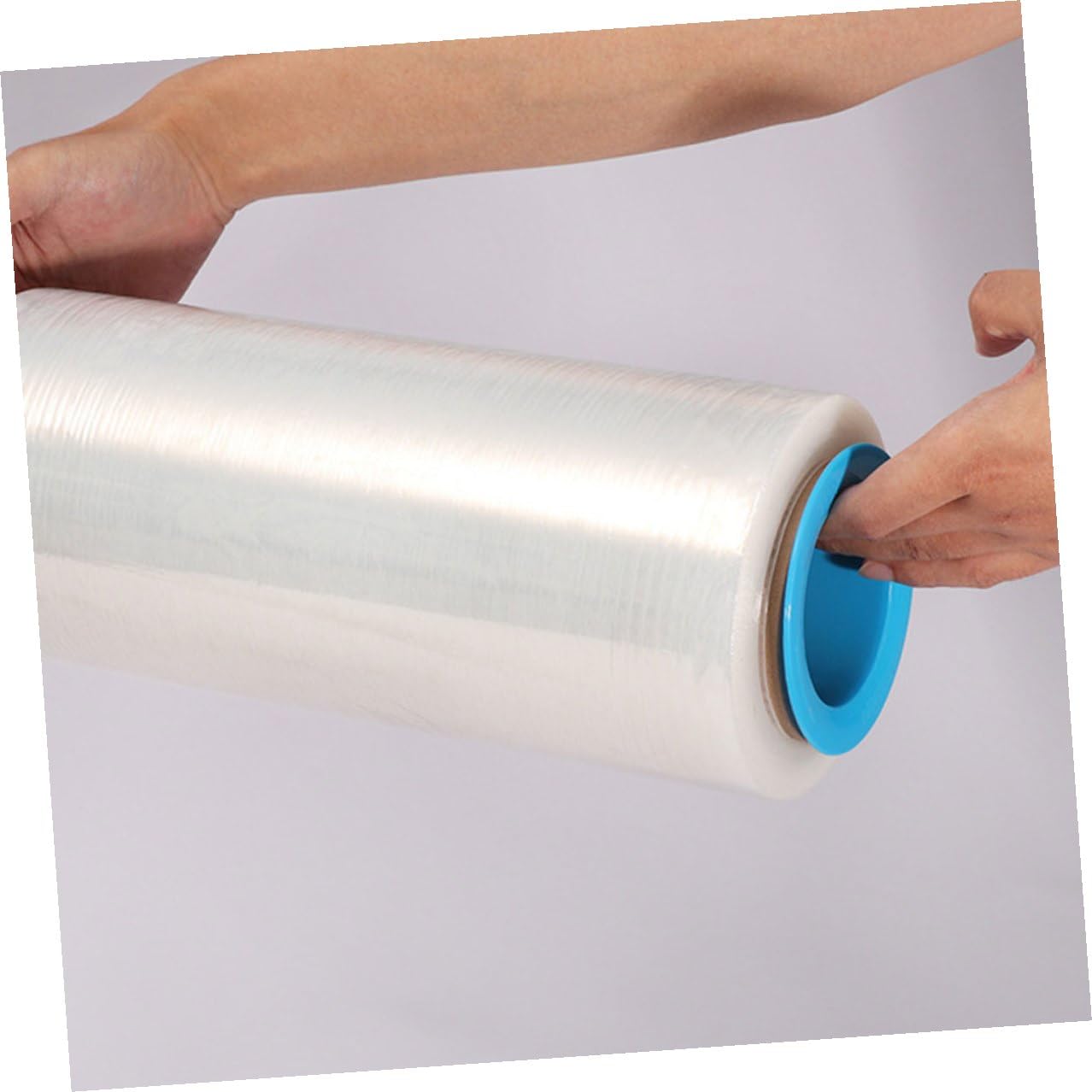 Distributeur de Film Étirable Bleu 24 Pièces en Pp pour Emballage