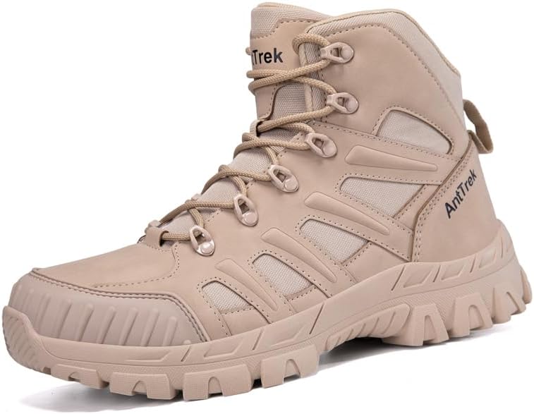 Men's Desert Combat Boots Men Ankle Boots Male Hiking Motocycle Shoes Tactical Boot Work Safety Shoes