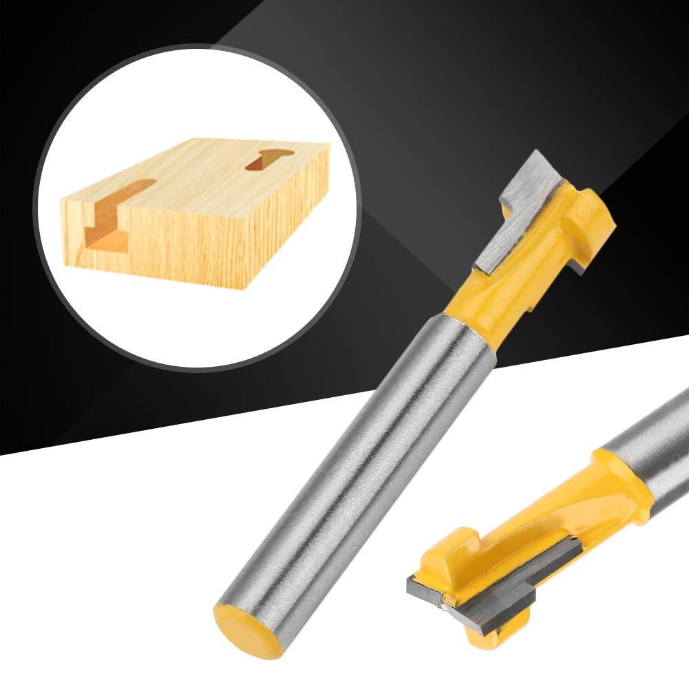 9.52mm 3/8 T Slot Keyhole Router Bit Cutter Woodworking Keyhole Bit for Cabinets Solid Wood