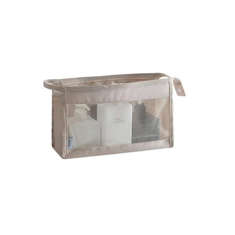Trousse de toilette beige REYG pour optimiser le rangement des bagages volumineux